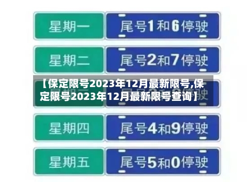 【保定限号2023年12月最新限号,保定限号2023年12月最新限号查询】