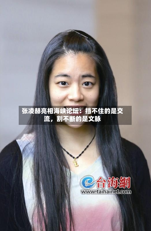 张凌赫亮相海峡论坛：挡不住的是交流	，割不断的是文脉-第2张图片