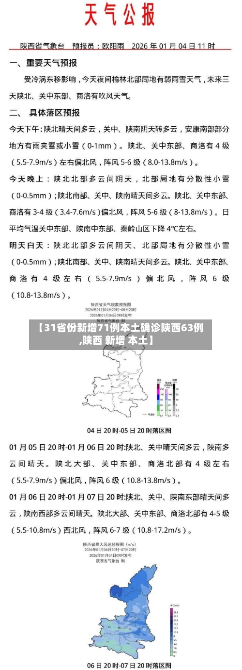 【31省份新增71例本土确诊陕西63例,陕西 新增 本土】-第2张图片