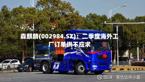 森麒麟(002984.SZ)：二季度海外工厂订单供不应求
