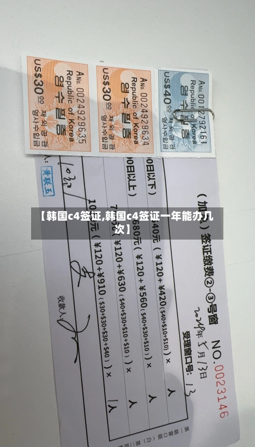 【韩国c4签证,韩国c4签证一年能办几次】