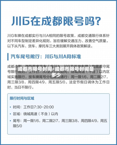 成都市限号时间/成都市限号时间是多少