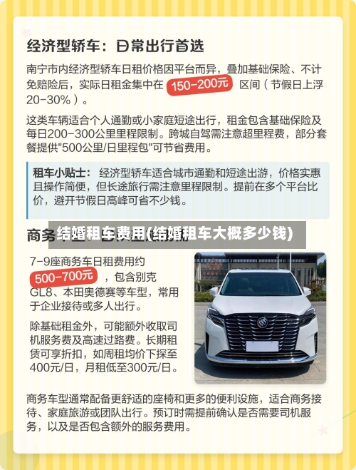 结婚租车费用(结婚租车大概多少钱)-第3张图片
