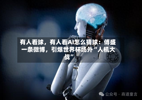 有人看球，有人看AI怎么猜球：傅盛一条微博，引爆世界杯场外“人机大战”