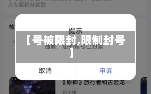 【号被限封,限制封号】-第2张图片