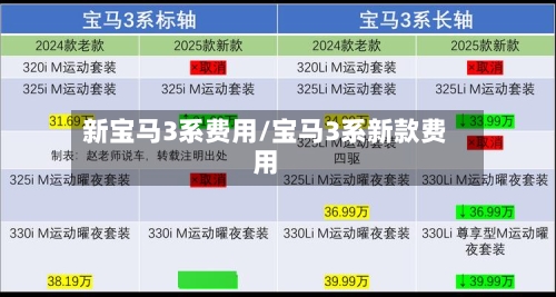 新宝马3系费用/宝马3系新款费用-第3张图片