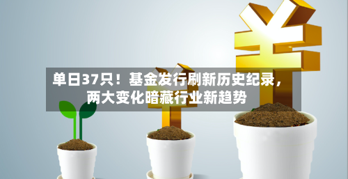 单日37只！基金发行刷新历史纪录	，两大变化暗藏行业新趋势-第2张图片