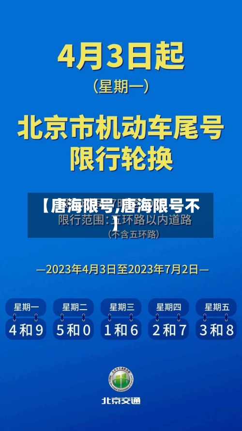 【唐海限号,唐海限号不】-第2张图片