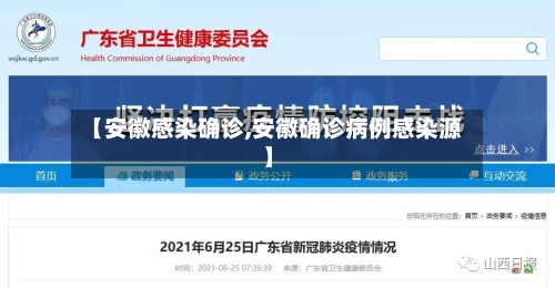 【安徽感染确诊,安徽确诊病例感染源】-第2张图片