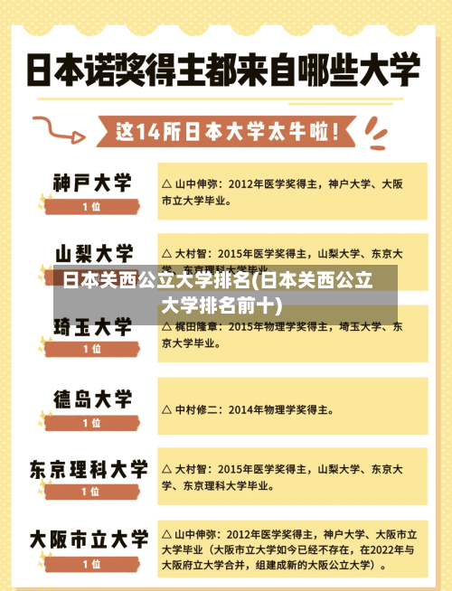 日本关西公立大学排名(日本关西公立大学排名前十)-第2张图片